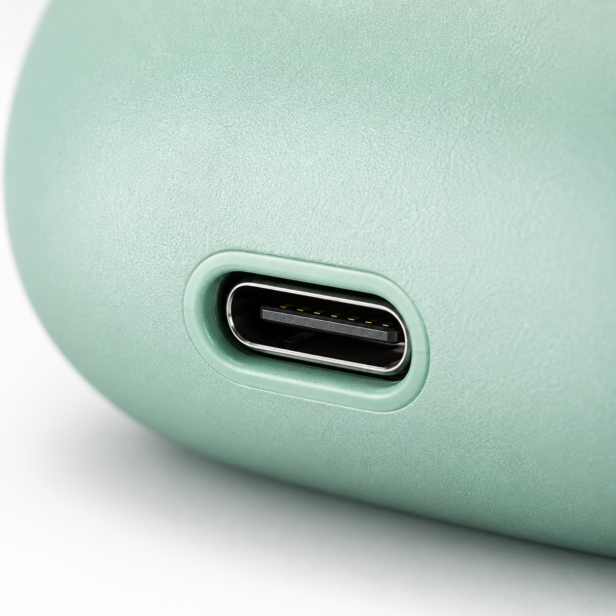 Wireless Bluetooth earbuds with hybrid ANC, 6 AI-enhanced microphones, multipoint device connection, premium sound quality, IPX5 sweat resistance, and USB-C fast charging displayed around the charging case.