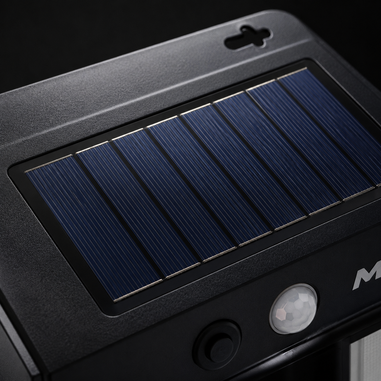 Close-up of dual COB LED lighting modules with textured reflective lenses, designed for bright outdoor illumination and enhanced light distribution.