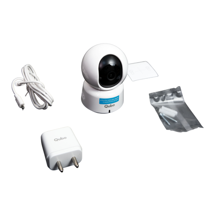 Qubo Smart 360 Camera HD WiFi Night Vision Motion Alert Camera