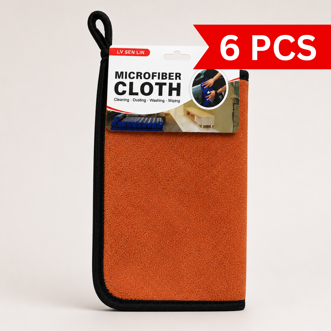 Premium Microfiber Cleaning Cloth [6 pcs]