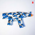 Rechargeable 2 in 1 electric gel blaster toy gun white background