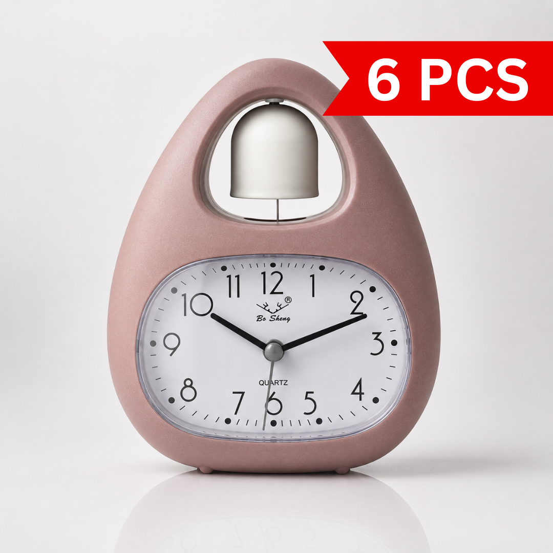 Minimalist Analog Bell Clock [6 pcs]