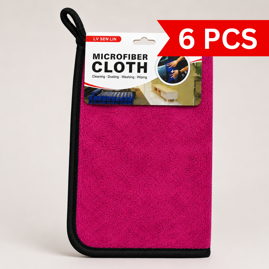 Premium Microfiber Cleaning Cloth [6 pcs]