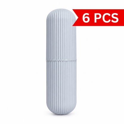 Pastel Ribbed Toothbrush Case [6 pcs]
