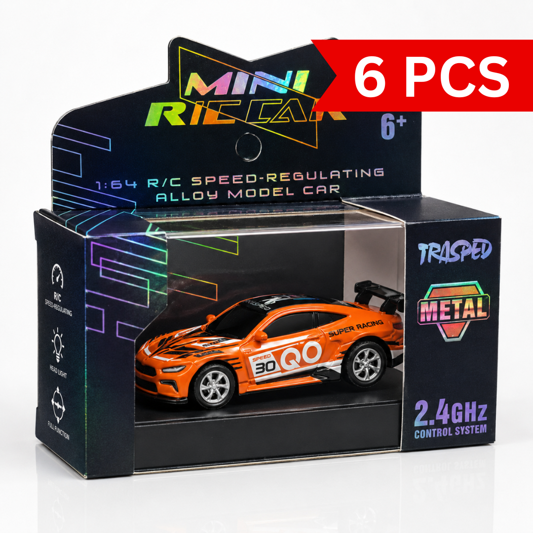 Mini Metal Remote Control Racing Car [6pcs]