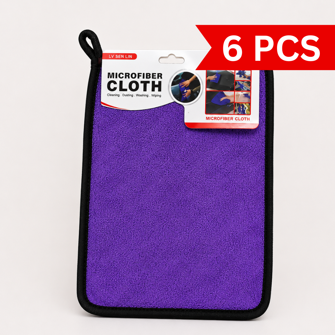 Premium Microfiber Cleaning Cloth [6 pcs]