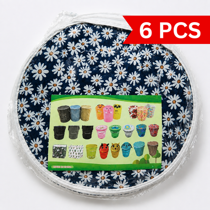 FloraFold Round Fabric Laundry Basket [6pcs]]