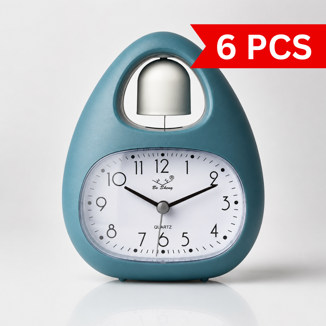 Minimalist Analog Bell Clock [6 pcs]