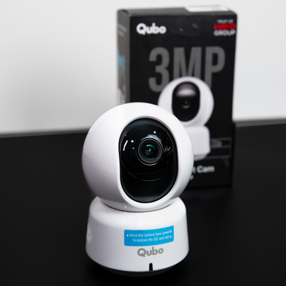 Qubo Smart 360 Camera HD WiFi Night Vision Motion Alert Camera