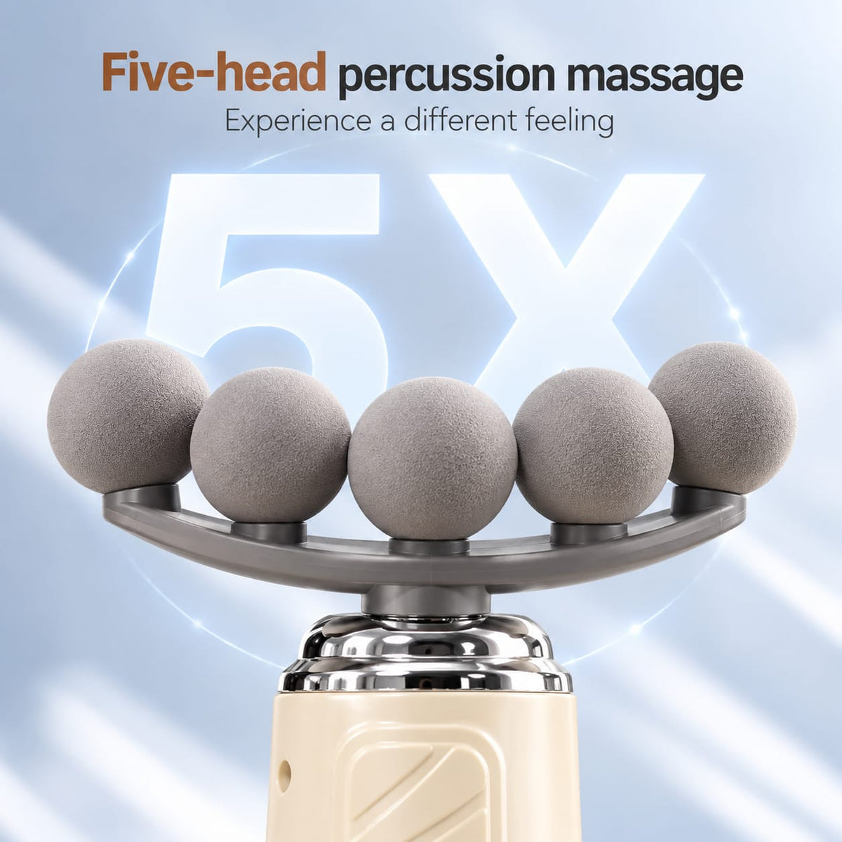 Professional Massage Gun with 8 Interchangeable Heads
