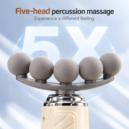 Professional Massage Gun with 8 Interchangeable Heads