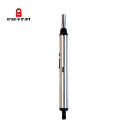 Electric arc BBQ lighter side view with power button and charging port.