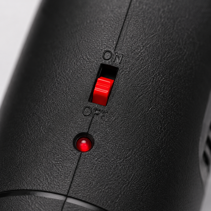 Rechargeable mosquito killer bat featuring ON/OFF power switch and LED indicator light for easy operation