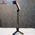 Gimbal Stabilizer Selfie Stick Tripod with extendable aluminum rod and built-in fill light – portable smartphone stand for vlogging