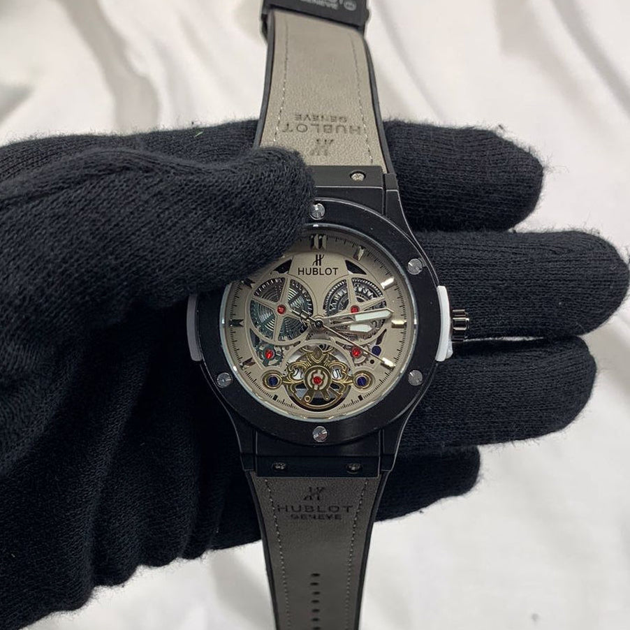 Skeleton Dial Multi Watch Collection | Mechanical Men’s Leather Strap Watch