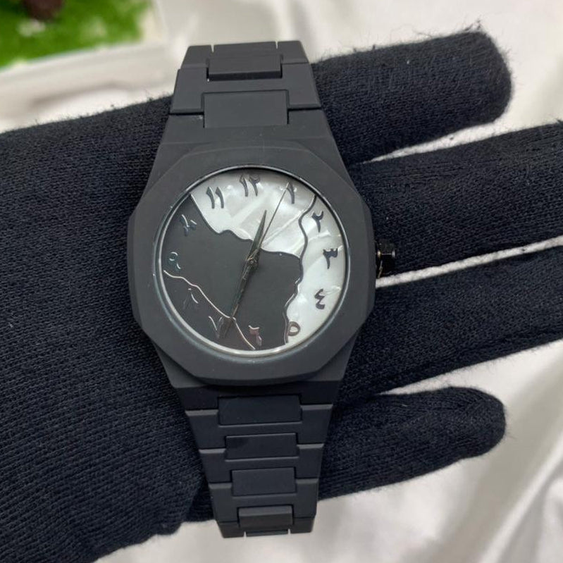 Arabic Aura Quartz Men's Watch | Luxury-Inspired Design