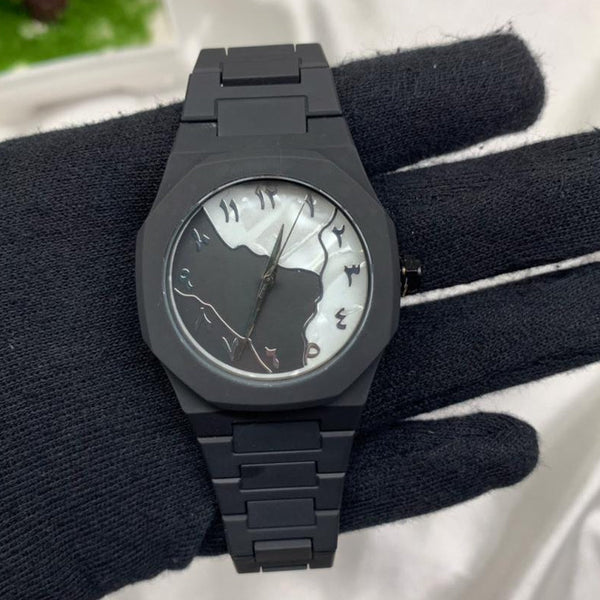 Arabic Aura Quartz Men's Watch | Luxury-Inspired Design