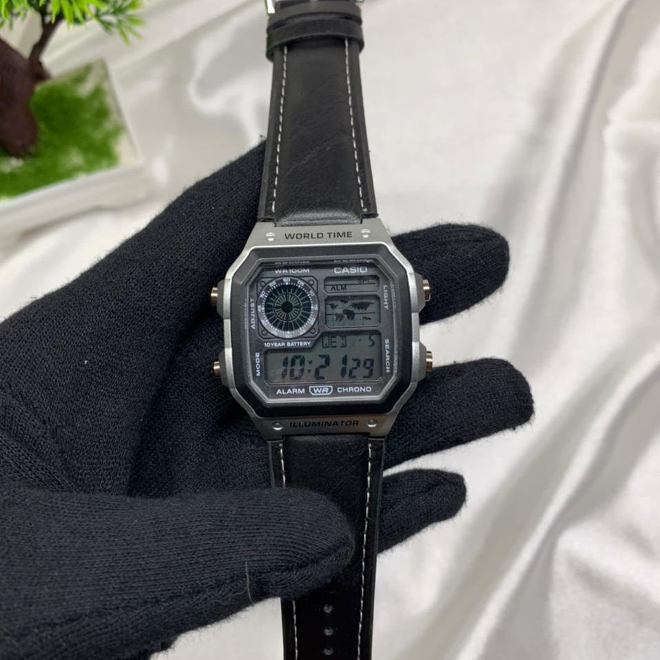 Digital High Quality Quartz Movement Watch Collection With High Quality Leather Strap Best finishing