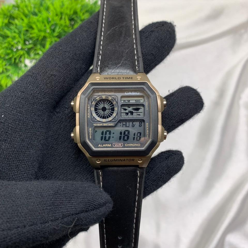 Digital High Quality Quartz Movement Watch Collection With High Quality Leather Strap Best finishing