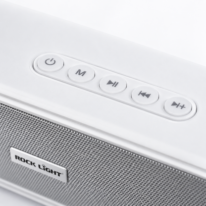 Premium 20W RGB wireless soundbar with deep bass, HD audio, stereo sound and illuminated side panels displayed