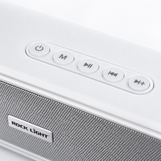 Premium 20W RGB wireless soundbar with deep bass, HD audio, stereo sound and illuminated side panels displayed
