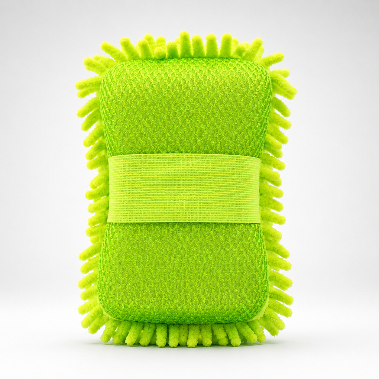 UltraSoft Microfibre Dusting Mitt premium dual-sided microfibre cleaning pad with elastic hand strap, reusable dusting and polishing mitt for home and car care.