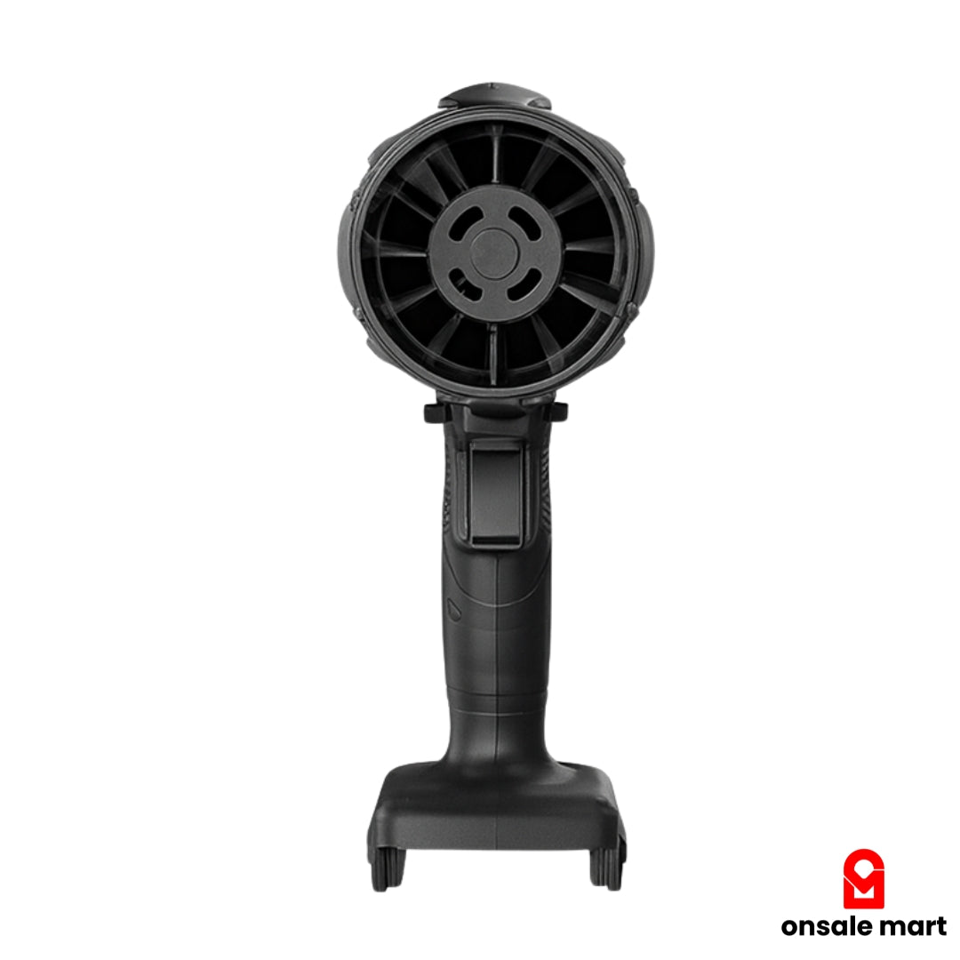 Violent Fan 48V Cordless Air Blower front-facing view, high-pressure 35000PA cordless blower for powerful dust removal.