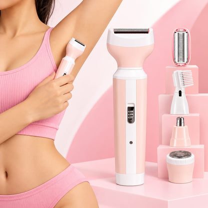 4-in-1 Women’s Electric Bikini Trimmer & Body Grooming Kit